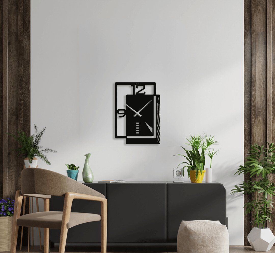 NR Dizayn | Decorative Metal Wall Clock - TryAladdin