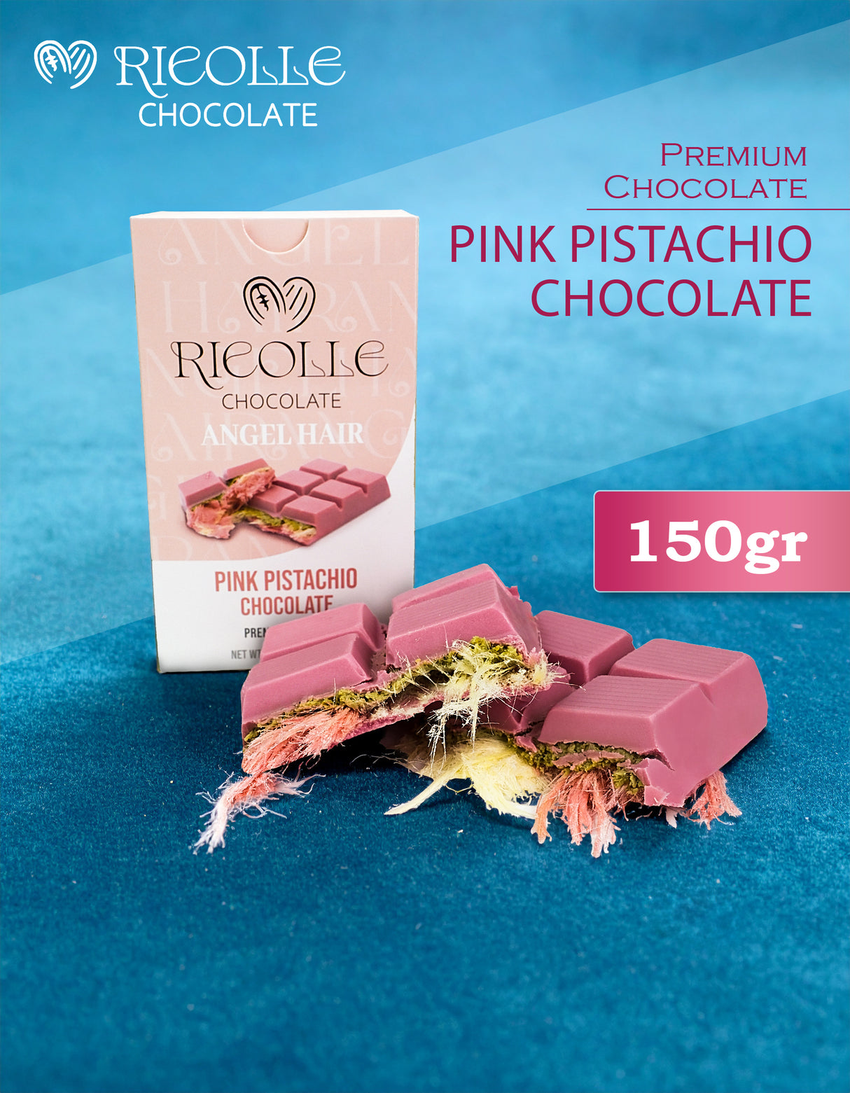 Ricolle Angel Hair Pink Pistachio Chocolate
