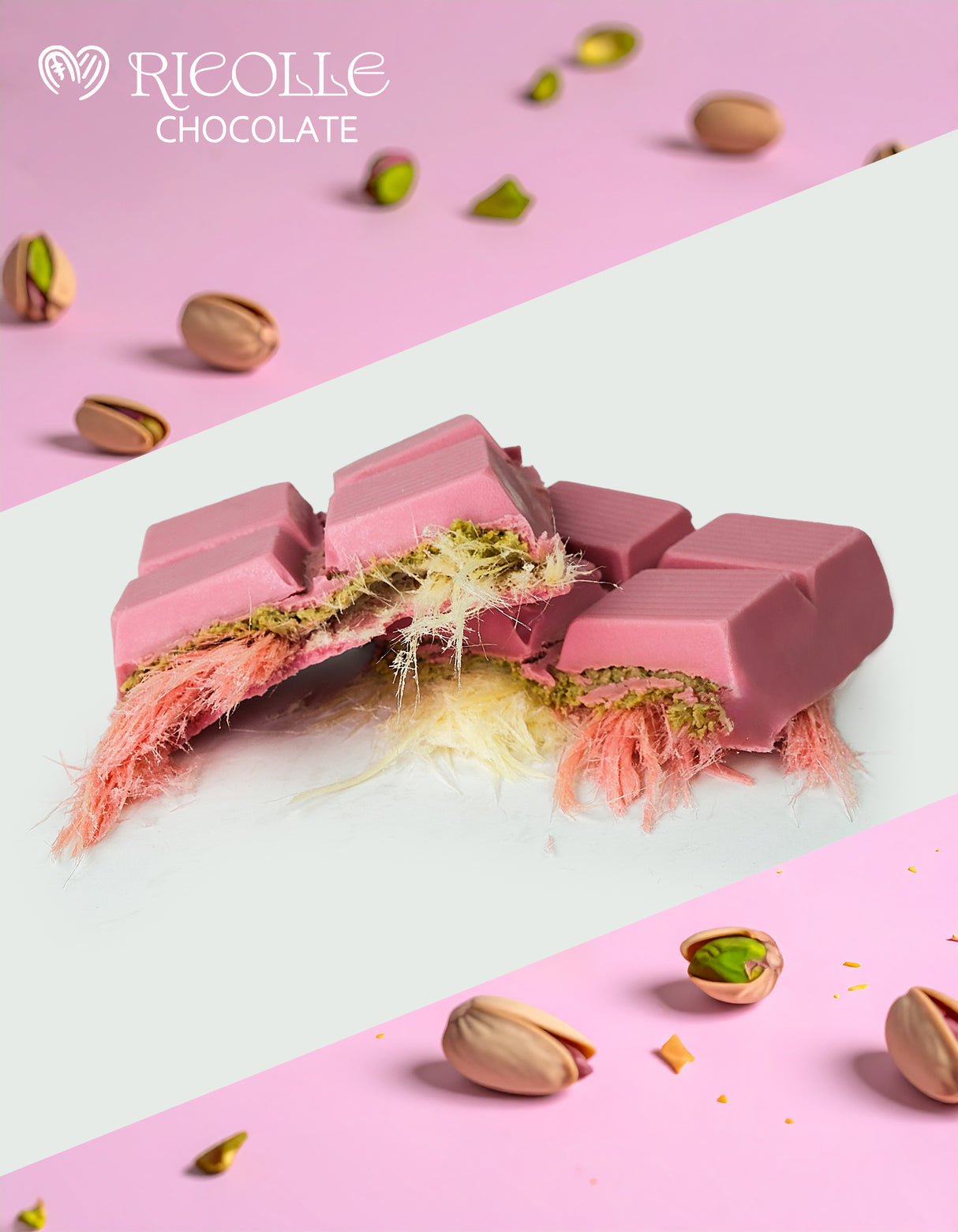 Ricolle Angel Hair Pink Pistachio Chocolate