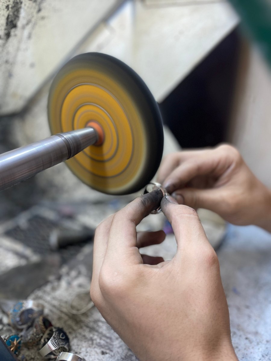 Istanbul Jewelry | Onyx Ottoman Style Handmade Silver Ring - TryAladdin