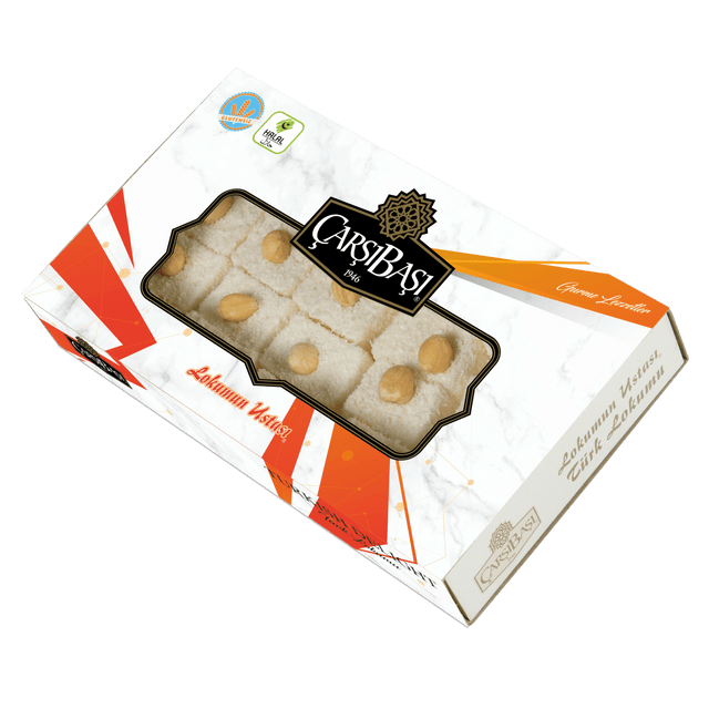 Carsibasi Premium Gluten - Free Sultan Turkish Delight with Hazelnut - 500g Box - TryAladdin