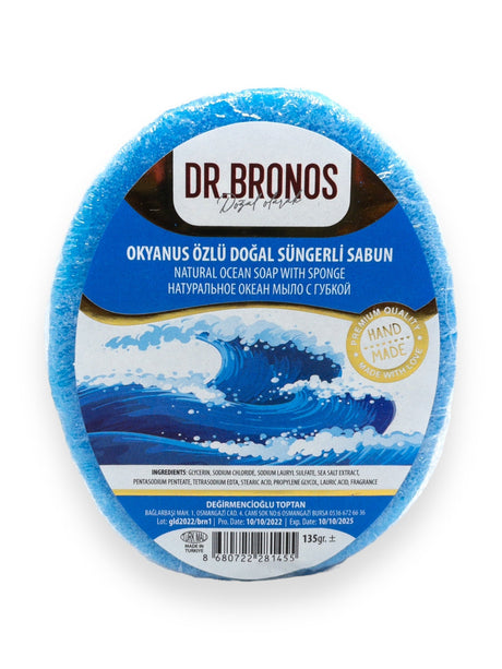 Dr. Bronos | Natural Ocean Soap with Sponge - TryAladdin