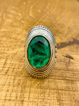 Green Paraiba Ring - TryAladdin