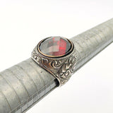 Handmade Men's Ruby Stone Silver Ring - TryAladdin