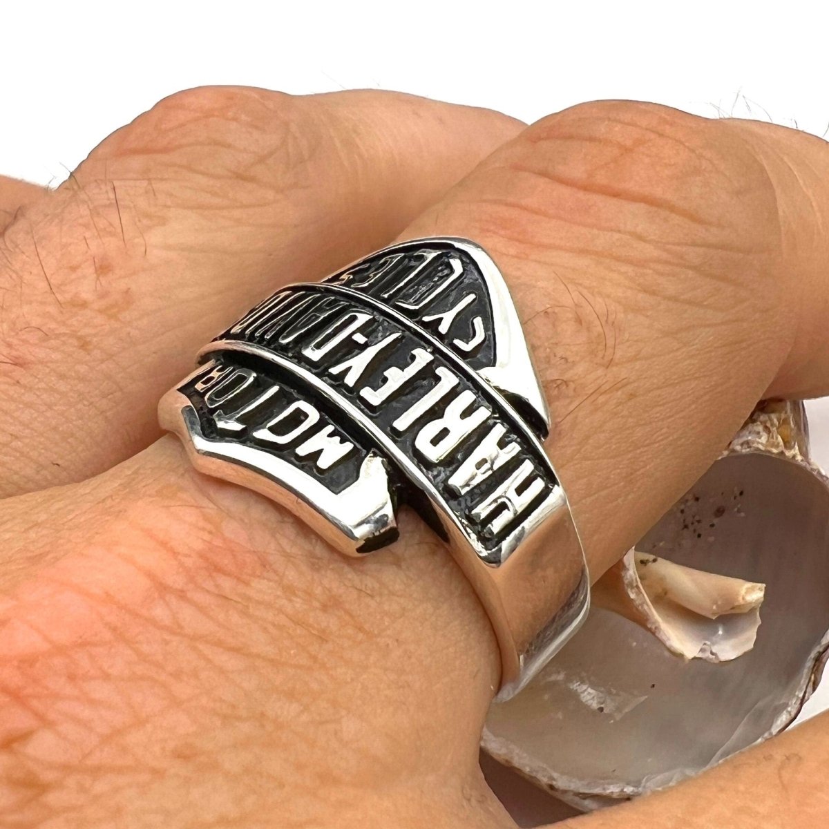 Harley Davidson Signet Ring Jewelry - TryAladdin