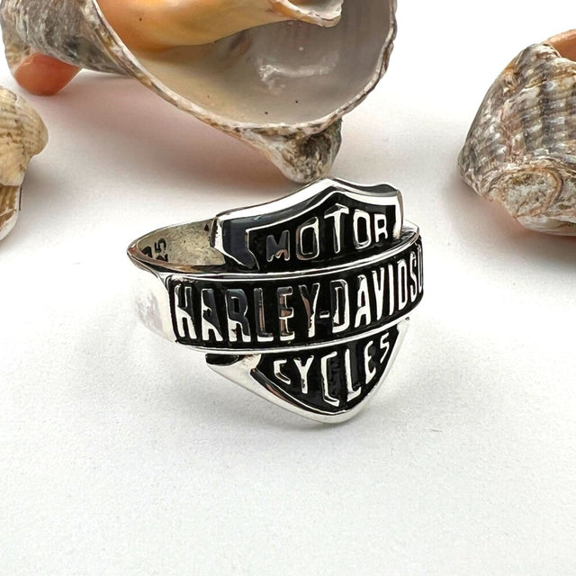 Harley Davidson Signet Ring Jewelry - TryAladdin