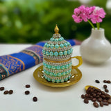 Lavina | Turkish Coffee Cup With Pearl Design - TryAladdin