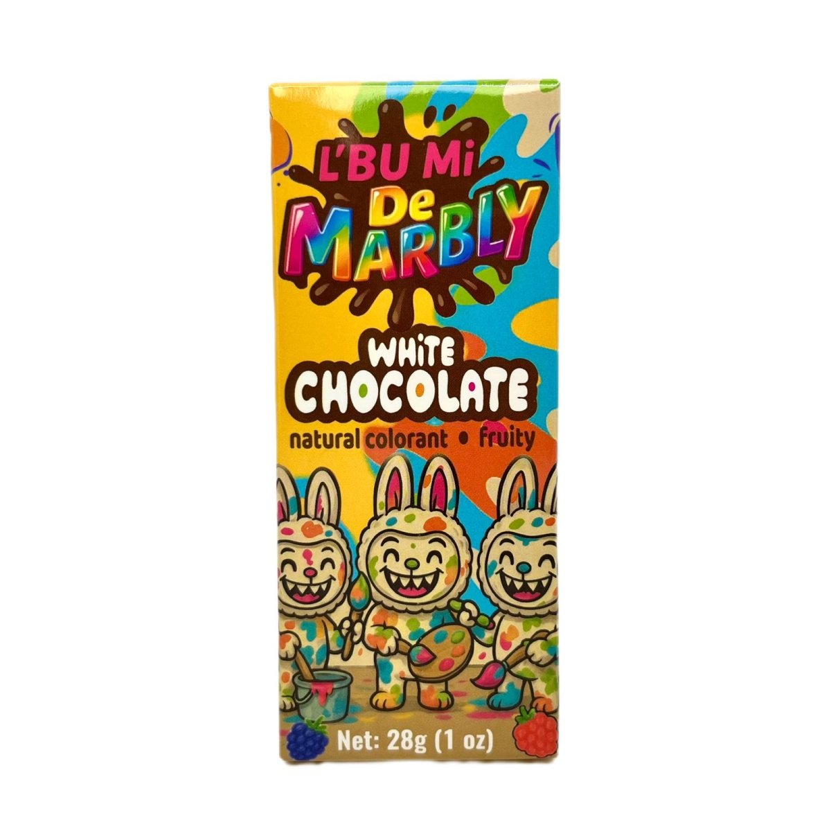 L'bumi de Marbly Mystery - Fill White Chocolate Bunny - 28g - TryAladdin
