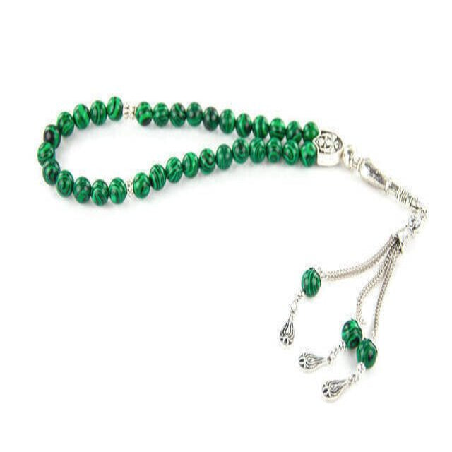 Malachite Ceyt Stone 33 - Piece Tasbih - TryAladdin