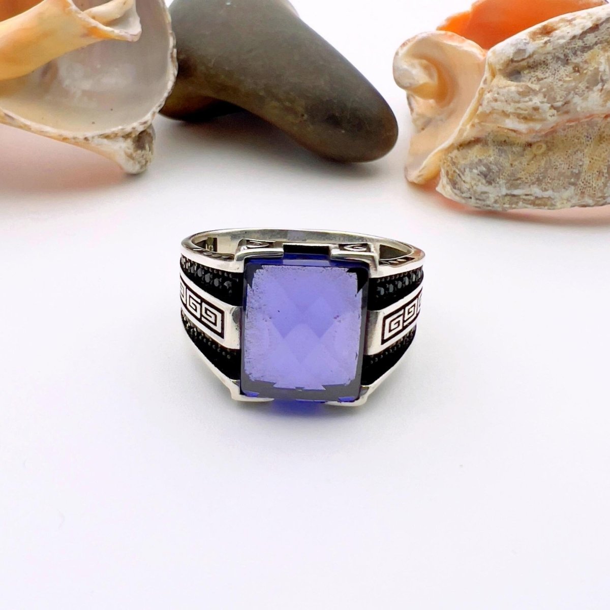 Men's Amethyst Ring - TryAladdin