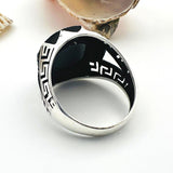 Men's Black Onyx Stone Ring - TryAladdin