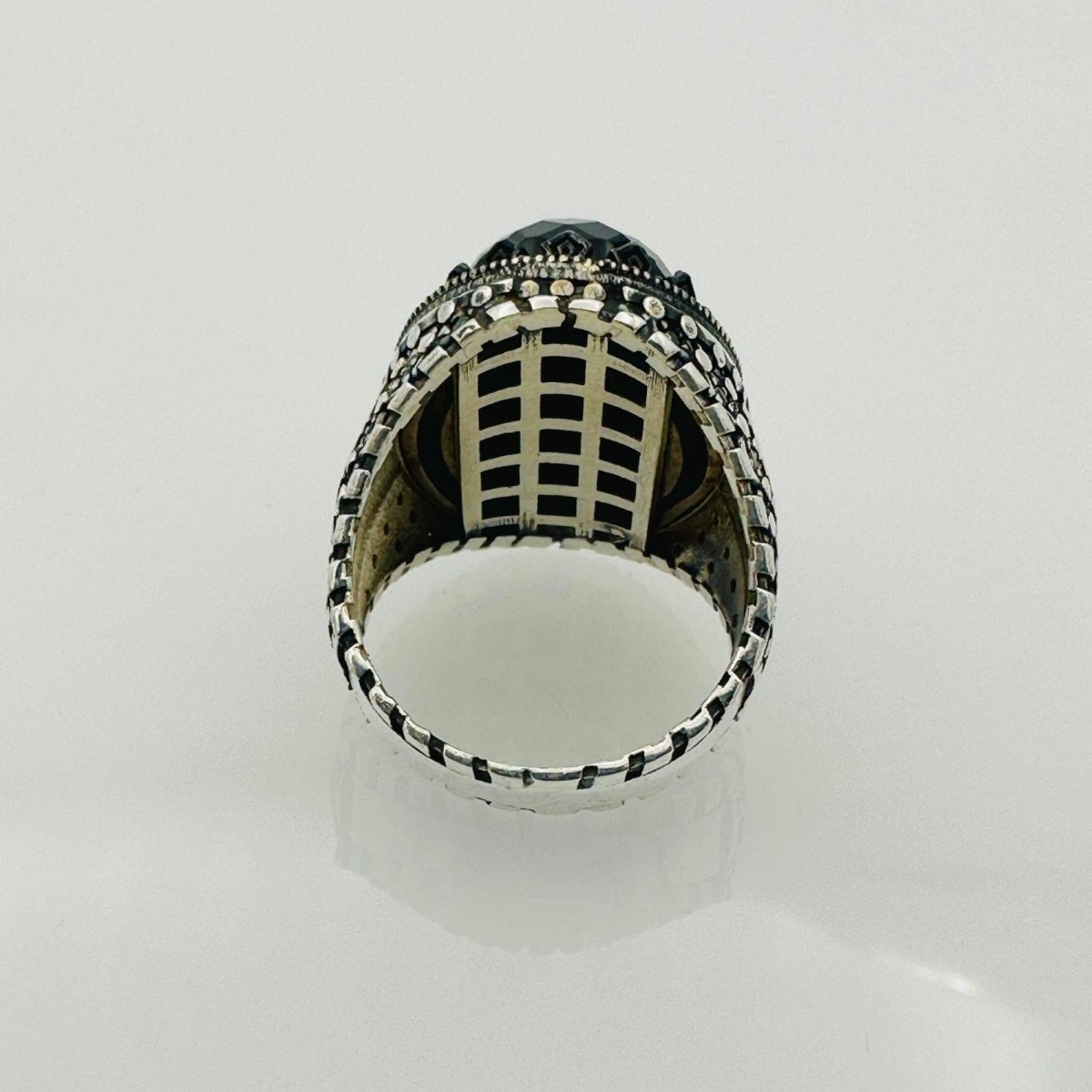 Men's Black Zircon Ring - TryAladdin