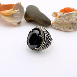 Men's Handmade Onyx Ring - TryAladdin