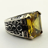 Men's Handmade Silver Modern Ring - TryAladdin