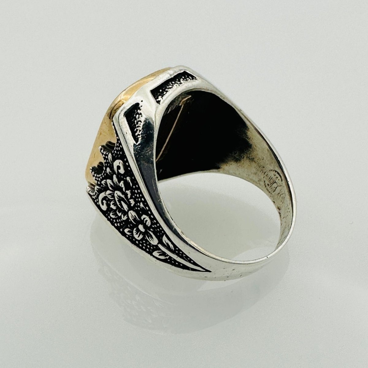 Men's Natural Black Onyx Gemstone Ring - TryAladdin