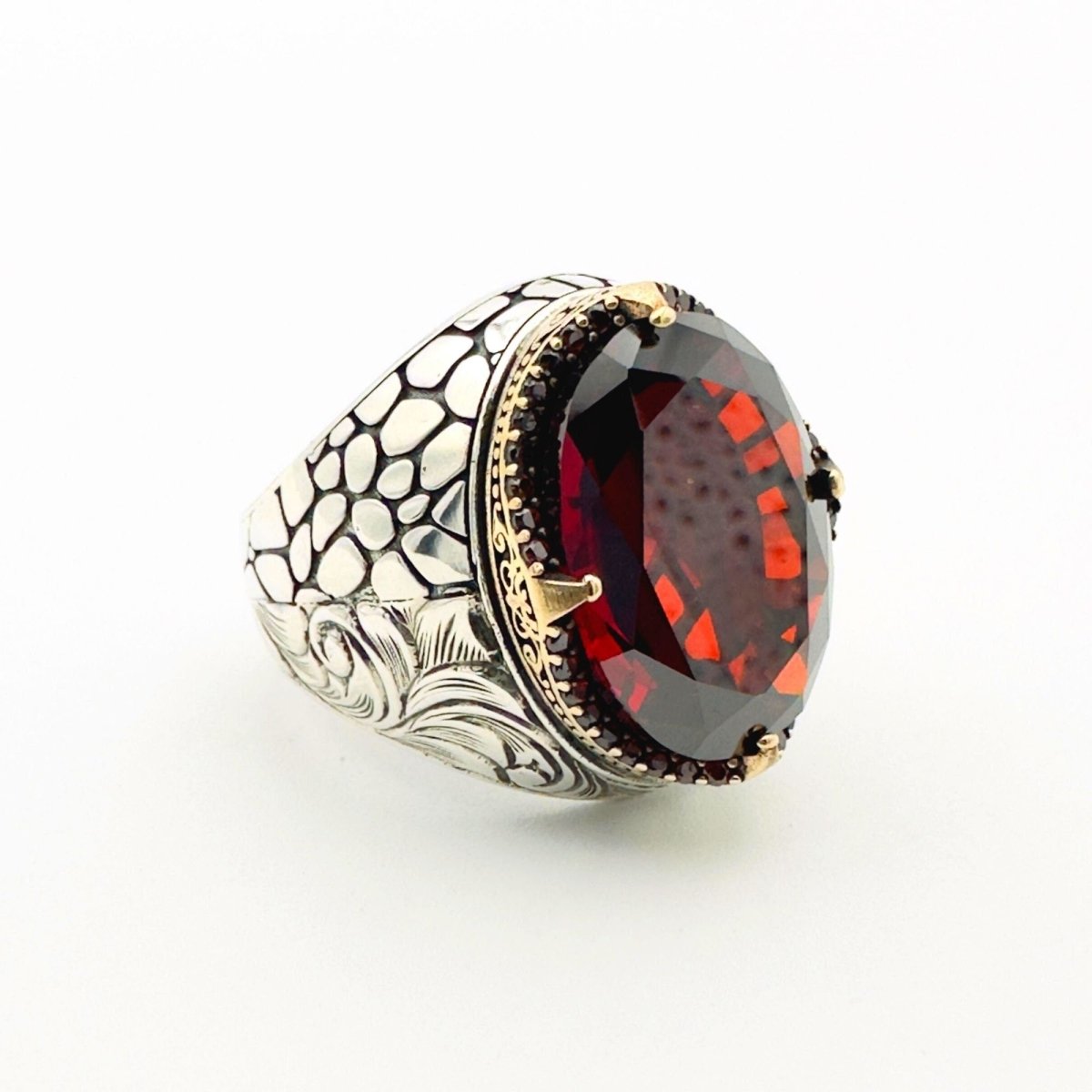 Men's Ruby Ottoman Ring - TryAladdin