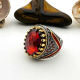 Men's Ruby Ring in Sterling Silver - TryAladdin