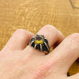 Multi - Color Zultanite Stone Men's Ring - TryAladdin