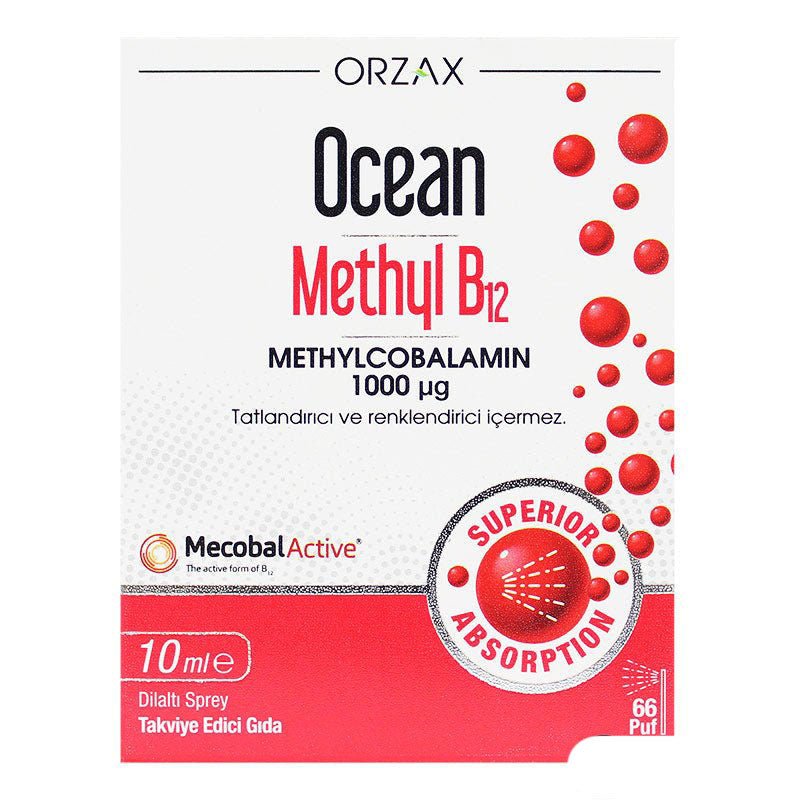 Ocean Methyl B12 1000 Mcg 10 ml Spray - TryAladdin