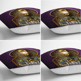 Purple Background with Islamic Patterns Ramadan - Themed Runner and Cushion Pillow Cover Set - TryAladdin