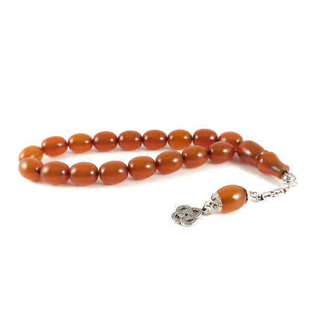 Selderesi | 17 Beads Efe Size (Small Size) Mascot Fire Amber Tasbih - TryAladdin