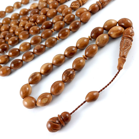 Selderesi | Efe Size (Small Size) Natural Kuka Wood Tasbih - TryAladdin