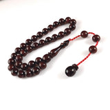 Selderesi | Mini Hand Size Sphere Cut Amber Tasbih - TryAladdin