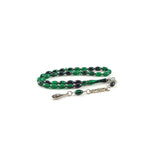 Selderesi | Mini Size Fire Amber Tasbih with Greenish Black beads - TryAladdin