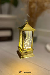 Square Gold Ramadan Decorative Lantern - TryAladdin