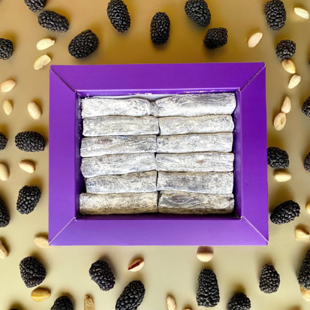 Sultanas | Turkish Blackberry Pistachio Finger Delight - TryAladdin