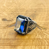 Tanzanite Silver Ring - TryAladdin