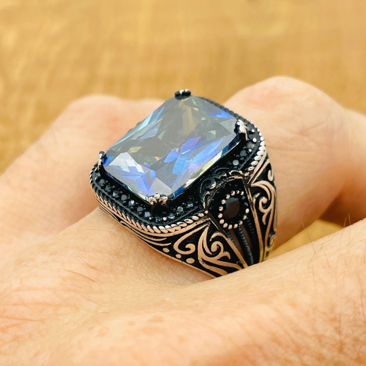 Tanzanite Stone Ring - TryAladdin