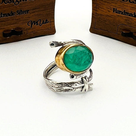 Timeless Green Tourmaline Women's Ring - TryAladdin