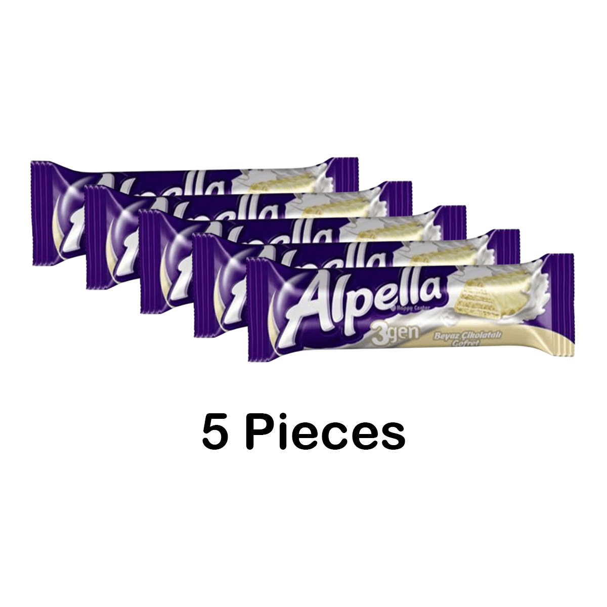 Ulker | Alpella 3Gen White Chocolate Covered Wafer Bar - TryAladdin