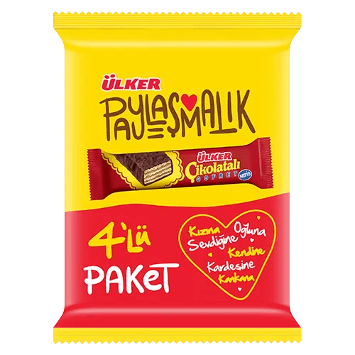 Ulker | Chocolate Covered Wafers 4x36g - TryAladdin