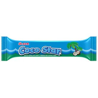 Ulker | Cocostar Chocolate Bar with Coconuts 25g - TryAladdin