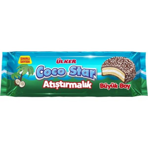 Ulker | Cocostar Sandwich Biscuit Snack 154g - TryAladdin