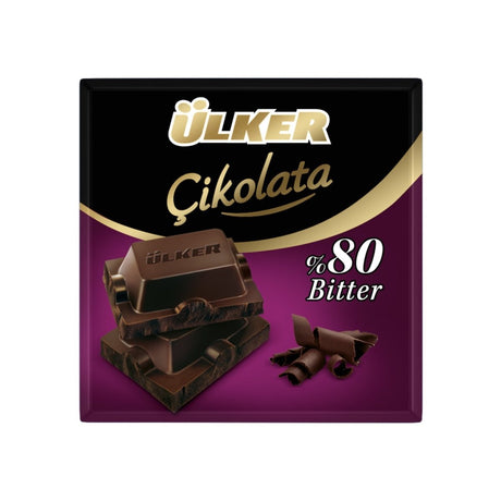 Ulker | Dark Square Chocolate %80 - TryAladdin