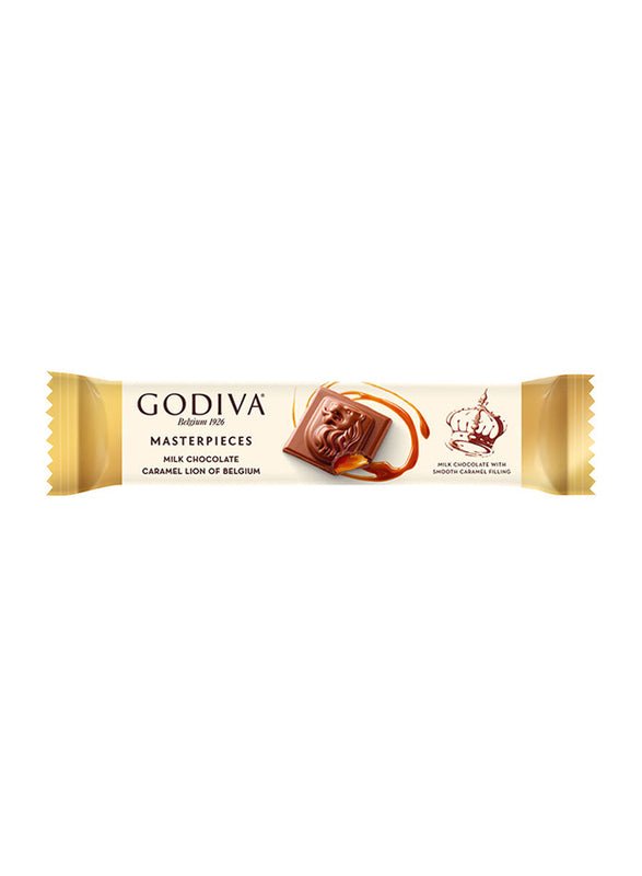 Ulker | Godiva Masterpieces Milk Chocolate Caramel Lion of Belgium 32g - TryAladdin