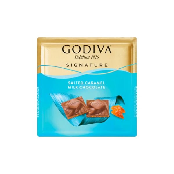 Ulker | Godiva Salted Caramel Milk Square Chocolate - TryAladdin