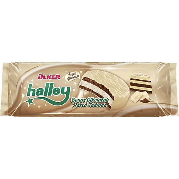 Ulker | Halley White Chocolate Covered Sandwich Biscuits 7x30g - TryAladdin