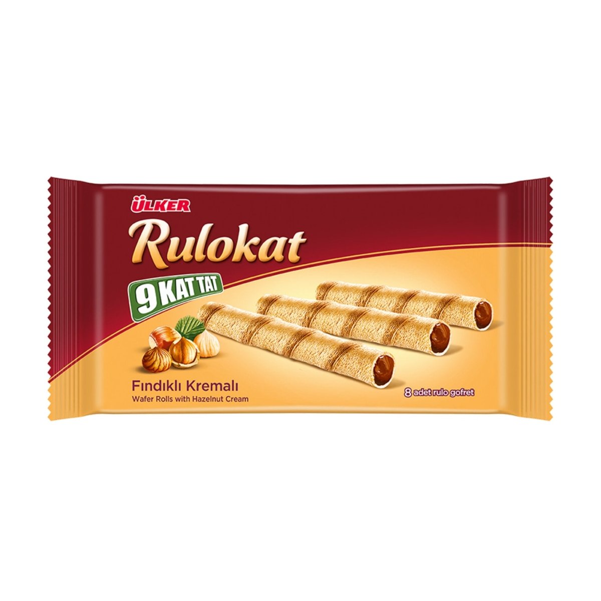 Ulker | Rulokat Wafer Rolls with Hazelnut Cream 42g - TryAladdin