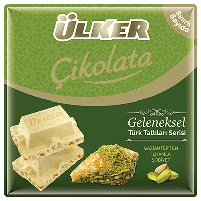 Ulker | White Square Chocolate with Sobyet Baklava - TryAladdin