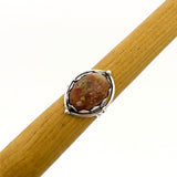 Women's Bloodstone Minimalist Ring - TryAladdin