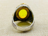 Yellow Tourmaline Men's Ring - TryAladdin