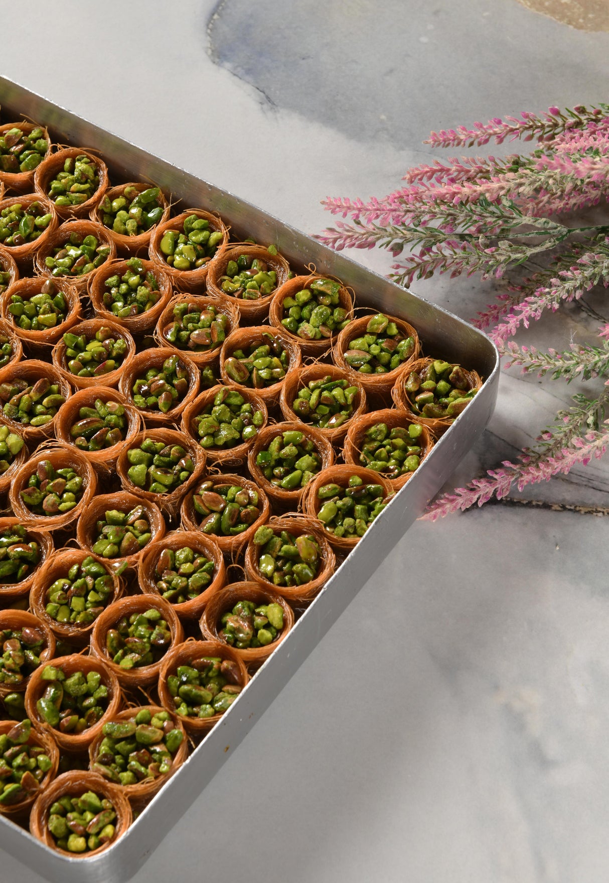 Asi | Bird's Eye Pistachio Kadayif Tray - TryAladdin