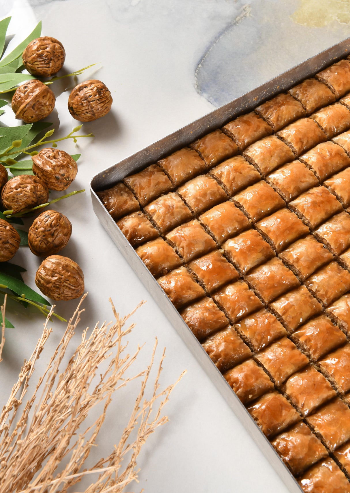 Asi | Special Mini Baklava with Walnut Tray - TryAladdin