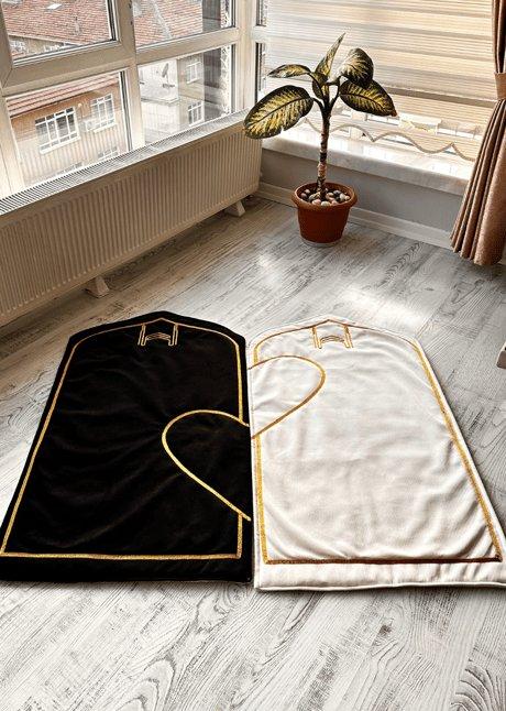 Hicazavm | Double Prayer Rug Set With Heart - TryAladdin