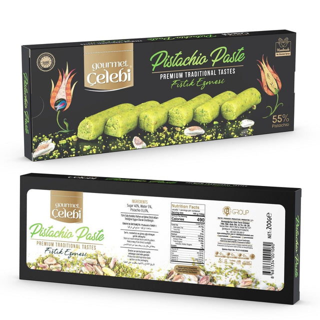 Celebiogullari Packaged Pistachio Butter Sweets - Pistachio Paste Baklava - TryAladdin