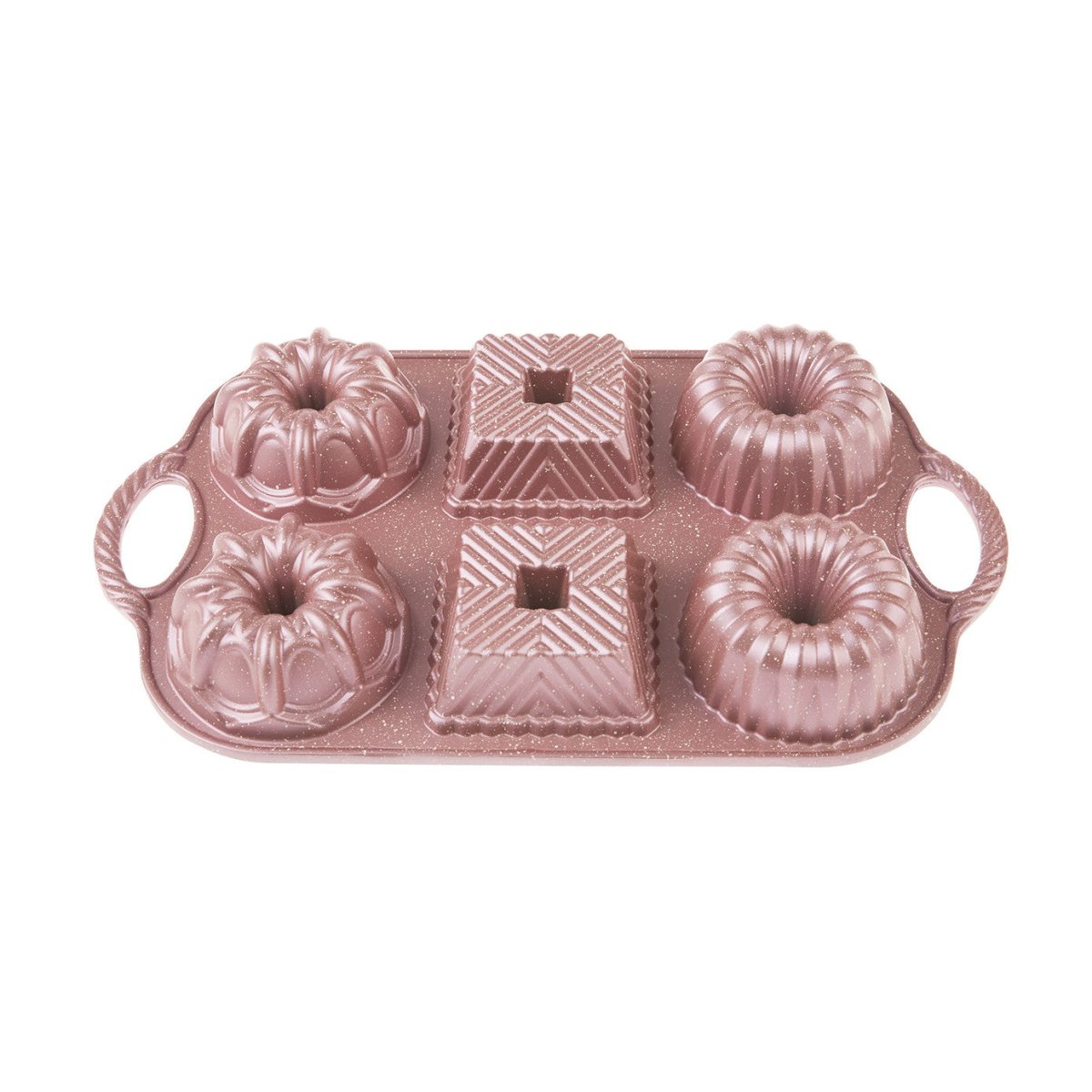 Emsan Griss One 6 - Piece Cast Iron Cake Mold - Pink - TryAladdin